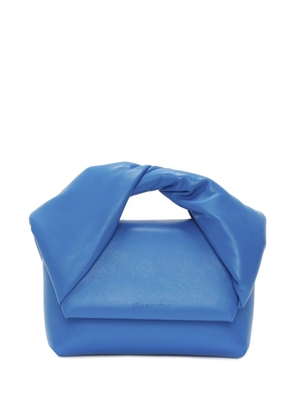JW Anderson small Twister leather tote bag - Blue