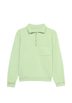 Fortela Yale zip chest-pocket polo shirt - Green