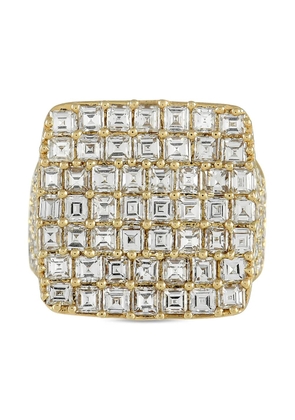 LB Exclusive 14K yellow gold diamond ring