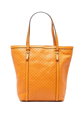 Gucci Pre-Owned 2016-2025 Medium Microguccissima Nice tote bag - Orange