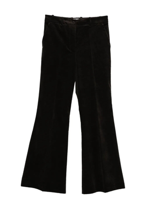 P.A.R.O.S.H. velvet flared trousers - Brown