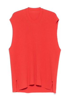 Homme Plissé Issey Miyake cotton vest - Red