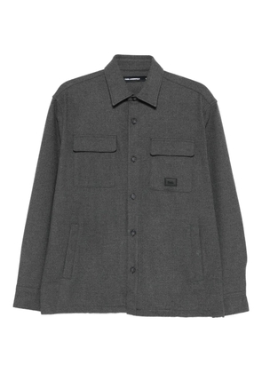 Karl Lagerfeld double-pocket shirt - Grey