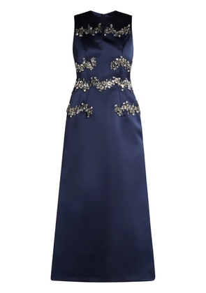 Dice Kayek rhinestone-embellished dress - Blue