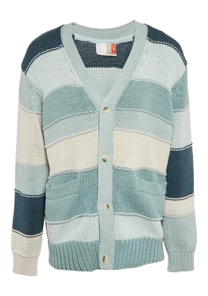 KITH striped knit cardigan - Blue