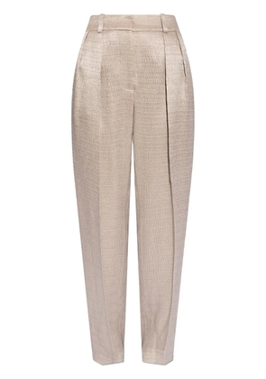The Mannei Vertou high-waisted trousers - Neutrals