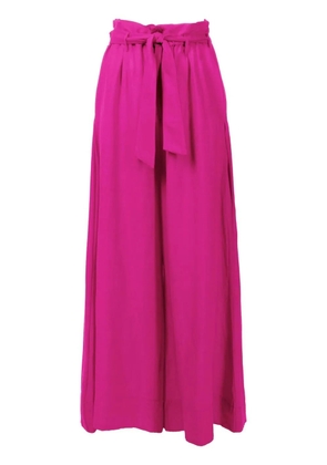 Amir Slama paperbag-waist palazzo trousers - Pink