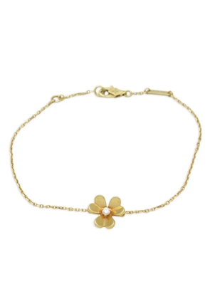 Van Cleef & Arpels Pre-Owned 2010s 18K yellow gold mini Frivole diamond bracelet