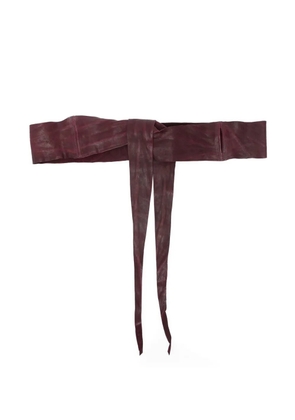 SOMMET tie belt - Red