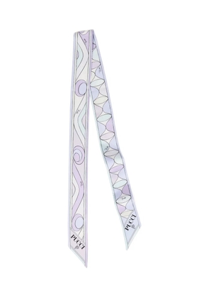 PUCCI logo graphic scarf - Purple