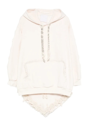 Loulou jewel-embellished shorts set (set of two) - Neutrals