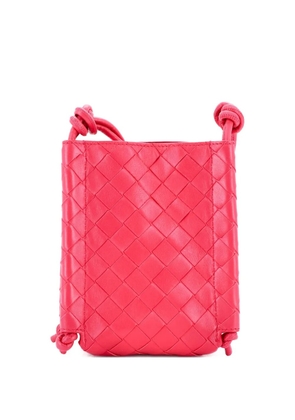 Bottega Veneta Pre-Owned The Knot Bag Intrecciato Nappa Mini crossbody bag - Pink
