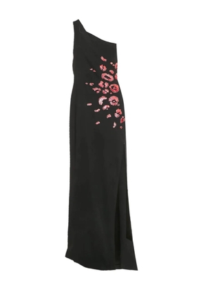 Versace Pre-Owned draped one-shoulder maxi dress - Black