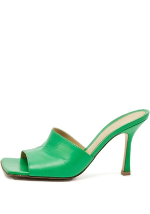 Bottega Veneta Pre-Owned square-toe sandals - Green