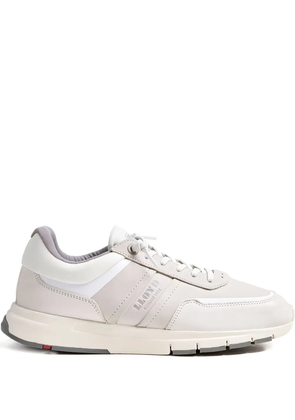 Lloyd Endley panelled lace-up sneakers - White
