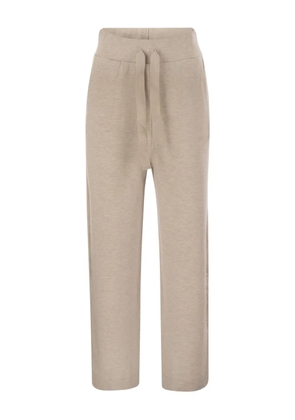 Majestic Filatures drawstring track pants - Neutrals