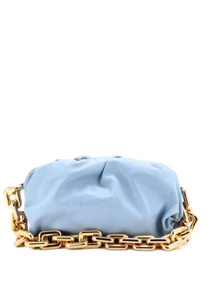 Bottega Veneta Pre-Owned The Chain Pouch Leather Teen shoulder bag - Blue