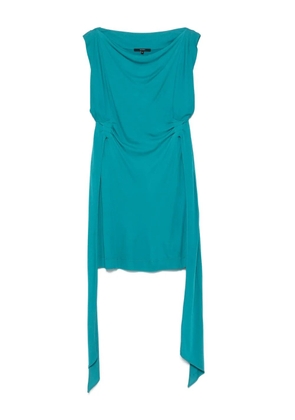 Gucci Pre-Owned 2000s cowl-neck midi dress - Blue