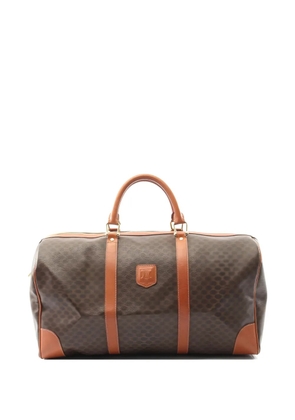 Celine Pre-Owned 2000 Macadam pattern boston bag - Brown