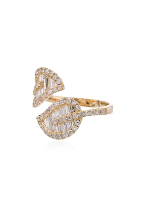 Anita Ko Wrap Leaf ring - Gold