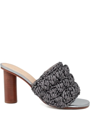 JW Anderson lurex-detail interwoven sandals - Grey