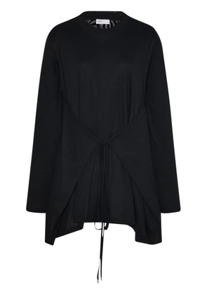 Rosetta Getty layered-design cotton T-shirt - Black