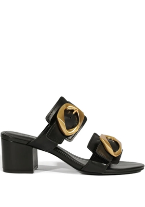 Schutz 60mm Olga buckle heeled sandals - Black