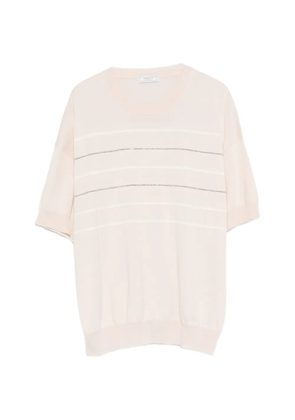 Peserico striped short-sleeve T-shirt - Neutrals
