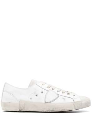 Philippe Model Paris Paris logo-patch sneakers - White