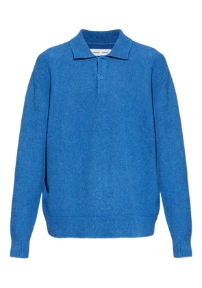 SAMSOE SAMSOE blue polo shirt