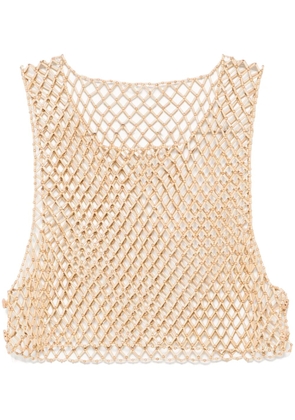Feng Chen Wang bamboo vest - Brown