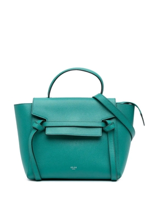 Celine Pre-Owned 2016 Micro Grained Calfskin Belt Bag satchel - Green