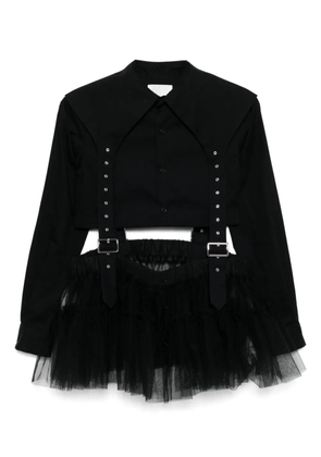 Noir Kei Ninomiya shirt dress - Black