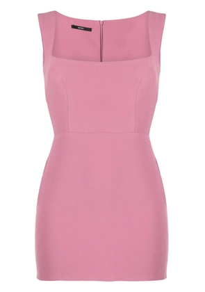 Alex Perry square-neck minidress - Pink