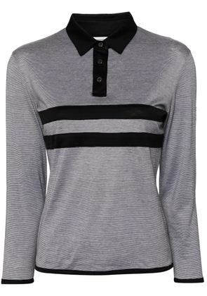 CHANEL Pre-Owned 2006 sport line long sleeve polo shirt - Black