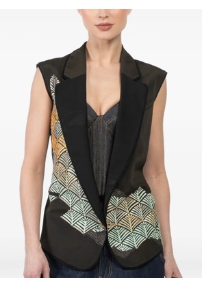 IBRIGU floral-print vest - Black