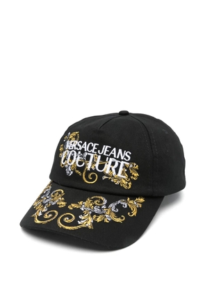 Versace Jeans Couture logo-embroidered cap - Black