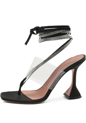 Amina Muaddi Zula crystal-embellished sandal - Black