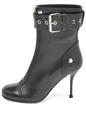 Alexander McQueen Pre-Owned 2023 125mm Biker boots - Black