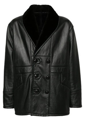 A.N.G.E.L.O. Vintage Cult 1980s double-breasted coat - Black