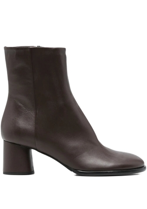 Fabio Rusconi 75mm block heel boots - Brown