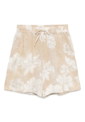 Transit floral-printed shorts - Brown
