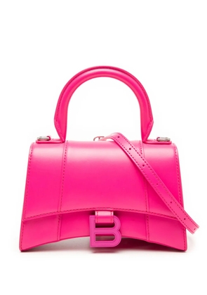 Balenciaga Pre-Owned 2020 XS Calfskin Hourglass Top Handle Bag satchel - Pink