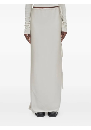 Ann Demeulemeester Eveline long skirt - Neutrals