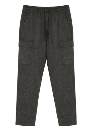 Yves Salomon knitted tapered trousers - Grey