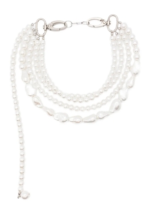 Atu Body Couture pearl multi-strand necklace - White