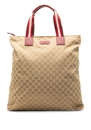 Gucci Pre-Owned 2000-2015 GG Canvas Web tote bag - Brown