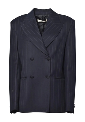 Nineminutes The Revolver striped blazer - Blue