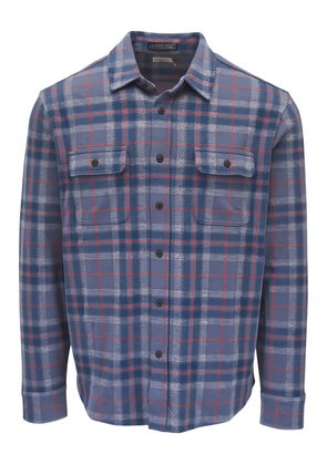 FAHERTY Legend™ check pocket shirt - Blue