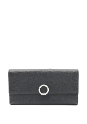 Bvlgari Pre-Owned leather hook wallet - Black